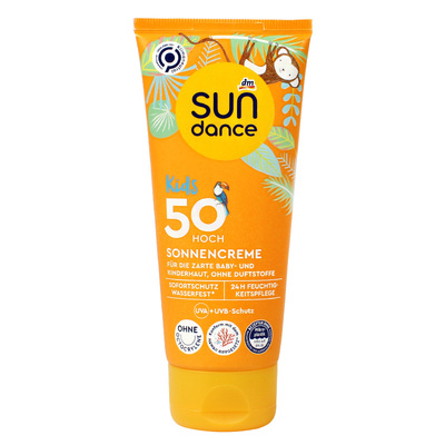 德国sundance儿童防晒霜乳SPF50