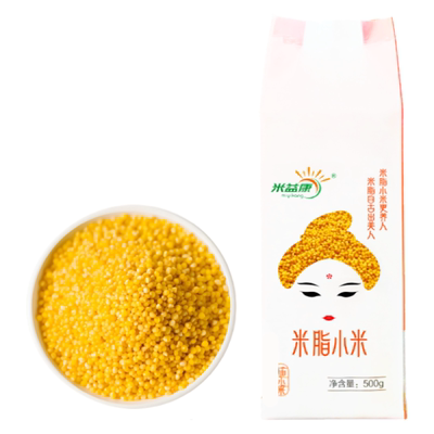陕西新米黄小米真空包装米脂小米粗粮粥5斤装袋装益康小米5年货节