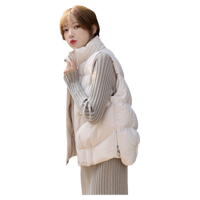 羽绒棉马甲小个子外套立领