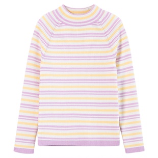 棉叔叔女童冬季新品打底衫毛衣吐司棉保暖半高领打底衫针织衫男童