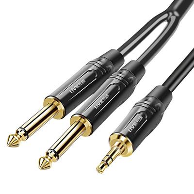 3.56.5音频线笔记本一分二连接线