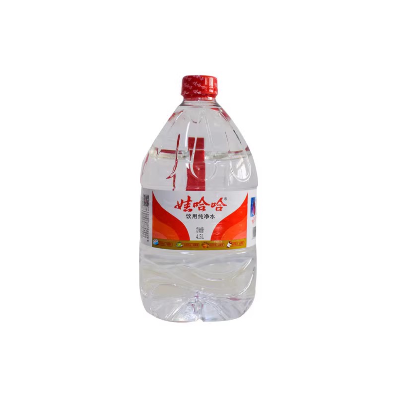 娃哈哈饮用纯净水4.5L*4大饮用纯净水