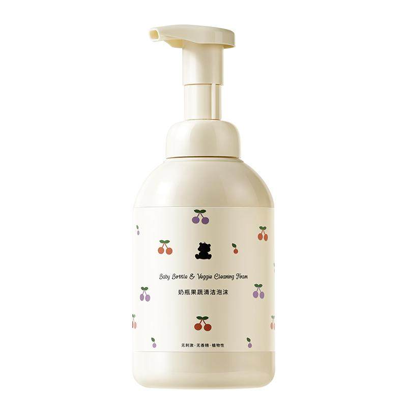 小白熊奶瓶清洗剂婴儿专用清洁剂宝宝玩具水果果蔬清洗液补充装