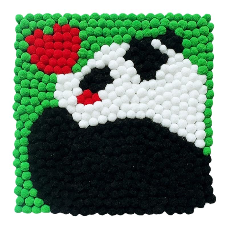 20X20全铺满毛球画买二领券减10