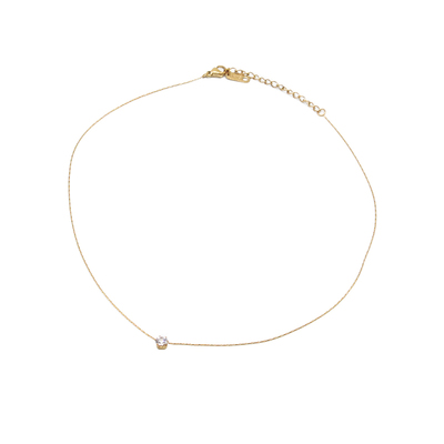 RECYCLE一滴锆石锁骨链