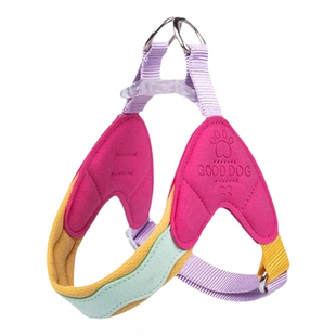 狗狗胸背带背心式狗绳多巴胺狗狗Y字型马鞍胸背小型犬透气牵引绳