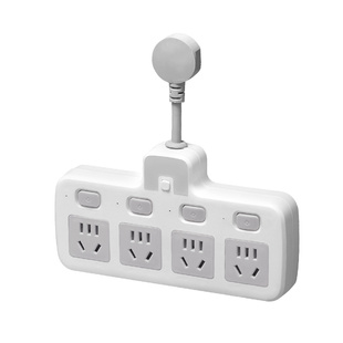 正品牛多功能面板插座插排多孔转换器扩展插头家用一转二三带夜灯