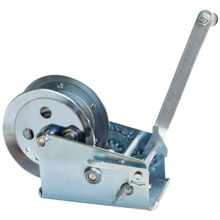 自锁式手摇绞盘手动钢丝绳车载便携式升降葫芦绞盘轮牵引小吊机