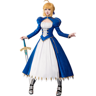 初兽猫 圣杯fate cos服阿尔托莉雅 saber衣服cospaly女装 fgo