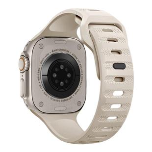 适用苹果iwatch9表带Apple Watch8代Ultra2智能S7手表运动氟橡胶硅胶防水38/40/41/42/44/45/49mm男女款腕带
