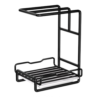 抹布架厨房沥水架免打孔台面壁挂海绵毛巾厨房用品收纳架置物架子