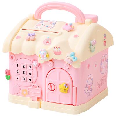 指纹密码解锁存钱罐储钱罐