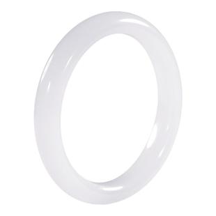 和合玉器和田玉羊脂玉手镯山料外圆内扁羊脂白玉镯女玉石女60.68