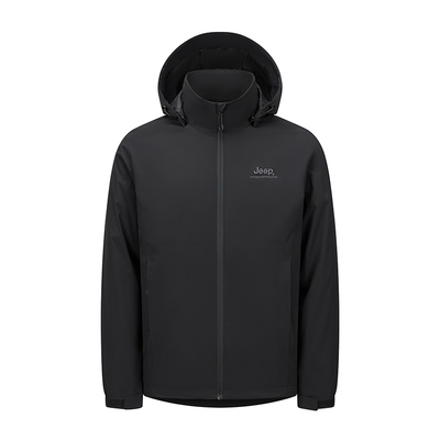 Jeep抓绒冲锋外套男夹克