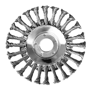 割草机钢丝打草头钢丝轮打草轮除草神器打草机割灌机割草通用配件