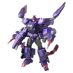 奥迪双钻量子战队的玩具恐龙变形合体机器人紫露魔风战魂量子战神