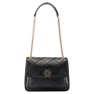 梦特娇女包2025秋季羊皮潮流通勤包菱格链条大容量斜挎单肩腋下包