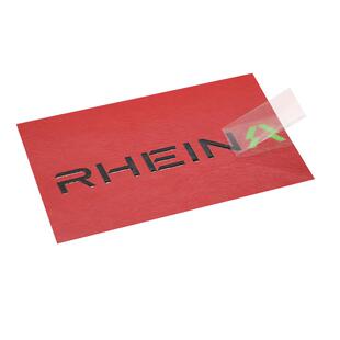 水晶标贴UV转印贴纸撕膜留字印商标logo烫金贴透明标签金属标定制