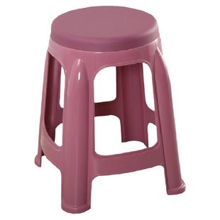 加厚胶凳椅子家用塑料小凳子客厅简约高登子成人大号餐桌熟胶圆凳