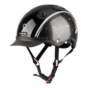 德国Casco-Nori儿童马术头盔亮面 卡通独角兽 洛奇马具 8101031
