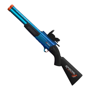 S686抛壳软弹发射器儿童玩具枪男孩子喷子霰弹枪双管炮筒吸盘软弹