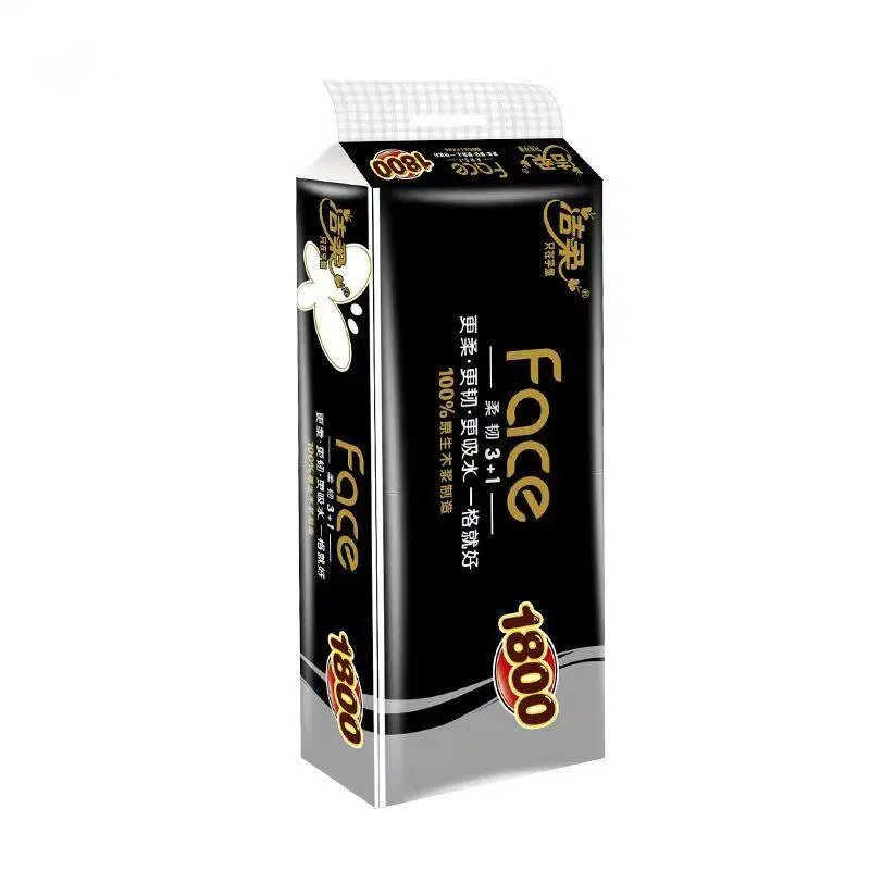 洁柔10卷180克有芯4层卷纸