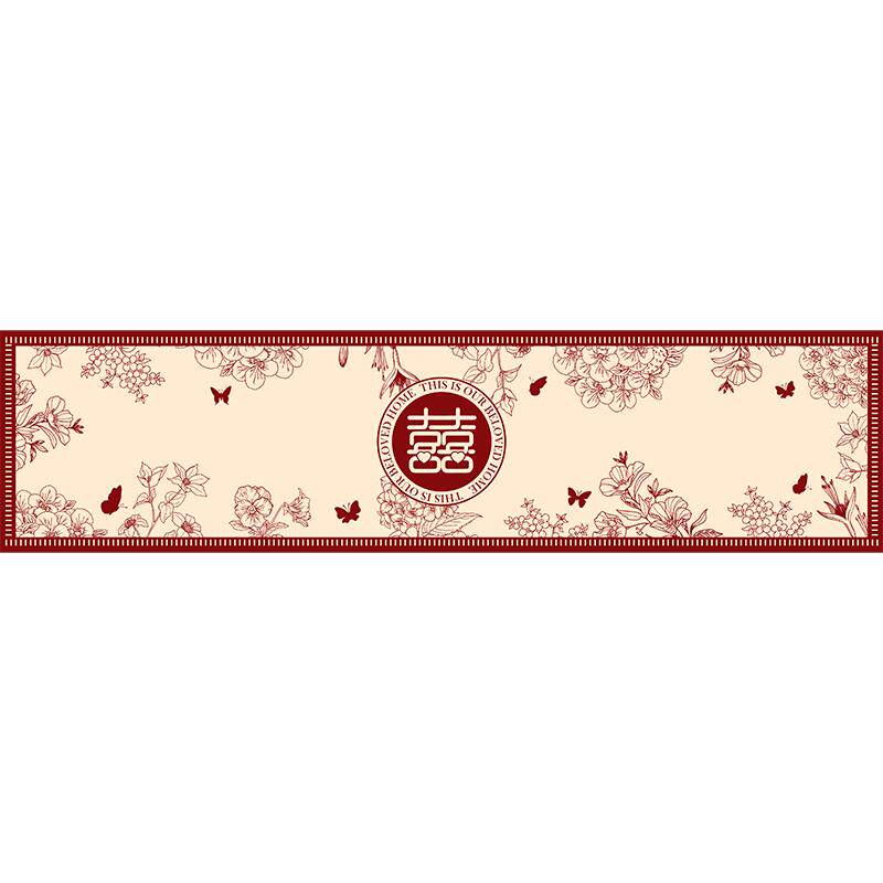 桌垫保护垫电视柜皮革结婚红色