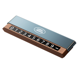 适用于路虎卫士发现运动揽胜极光挪车电话牌临时停车号码牌改装件