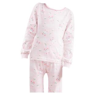 笛莎秋衣秋裤套装女童全棉毛衫纯棉保暖内衣抑菌宝宝儿童A类睡衣