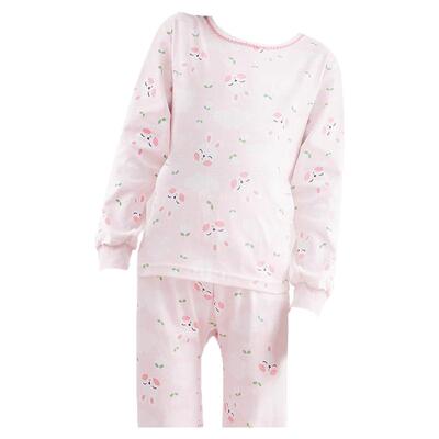 笛莎女童秋衣秋裤全棉内衣套装