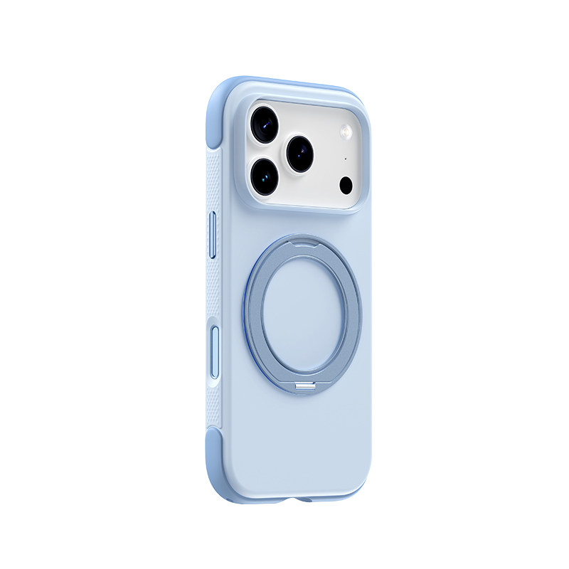 门店同款ZGA适用撞色真液态硅胶iPhone18ProMax手机壳支架四角气囊防摔磁吸苹果17pro保护套高级感手机壳带绒