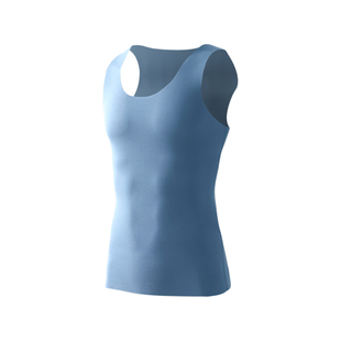 猫人无痕背心男莫代尔打底衫防凸点防透汗衫男款夏季超薄冰丝男士