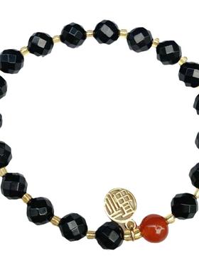 红色福字新年礼物手串