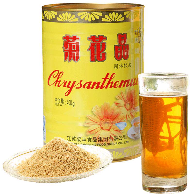 梁丰老牌怀旧颗粒茶400g菊花晶
