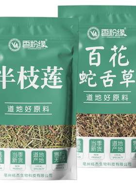 白花蛇舌草和半枝莲功效新鲜茶半枝莲非野生白花非中药材非中草药