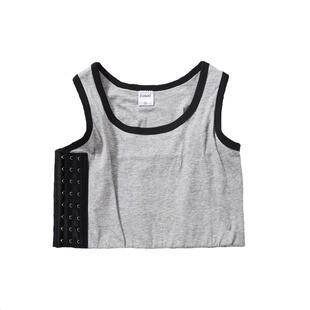 简态束胸内衣女大胸显小超平绷带塑胸背心裹胸学生大码平胸神器