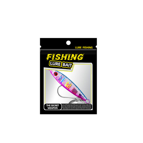 路亚饵小胖子铁板带亮片单钩铅鱼海钓船钓岸投鲅鱼马鲛刀鱼饵套装