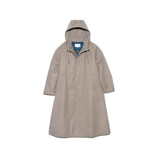 NANAMICA 2L Gore-Tex 新款 女式 连帽长款宽松夹克风衣纯色