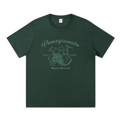 Gbiaior橄榄绿正肩短袖t恤女索罗娜sorona凉感2025新款休闲上衣夏