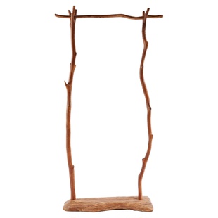 纯实木落地衣帽架天然树杈家用民宿挂衣架服装店展示架树枝陈列架