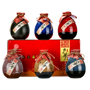 即墨老酒正宗手工冬酿老黄酒不含焦糖色花雕酒坛装礼盒送礼送长辈