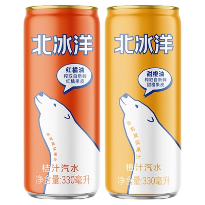 北冰洋橙桔汽水果汁果汁饮料北京