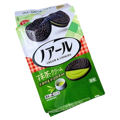 日本进口芝士奶香抹茶夹心饼干