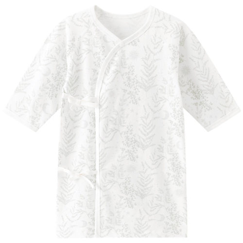 木生棉新生儿绑带睡袍纯棉婴儿衣服夏季薄款小月龄宝宝连体睡裙