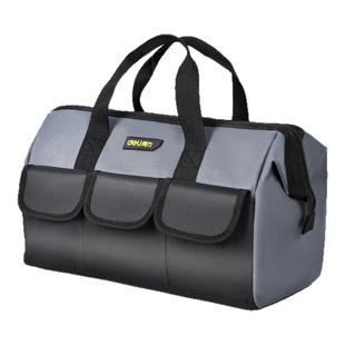 得力多功能手提工具包结实耐用电工专用帆布加厚木工袋便携收纳包