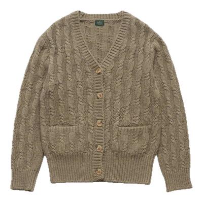 【现货】韩国the Barnnet八奶毛衣秋冬新款纯色麻花针织开衫外套