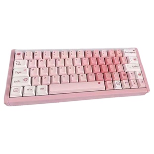 桃之夭夭键帽pbt适合wooting极星82rainy75made68ez63real67rs6