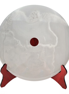 阿富汗玉石平安扣摆件保平安玄关