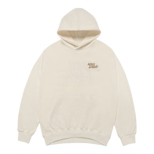 ADLV秋冬季HOSHI权顺荣明星同款连帽卫衣字母印花男女同款连帽衫