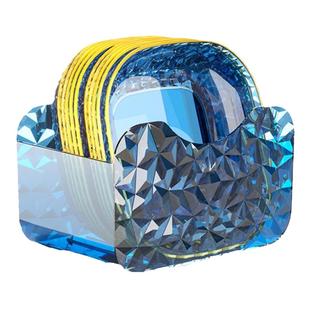 十个装吐骨头盘碟家用垃圾盘小碟子精致食品级零食碟盘水果碟渣盘